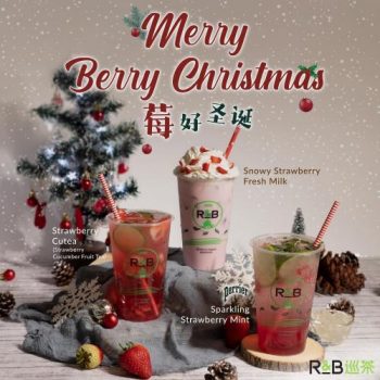 RB-Tea-Christmas-Strawberry-Drinks-Promotion-350x350 6-31 Dec 2021: R&B Tea Christmas Strawberry Drinks Promotion