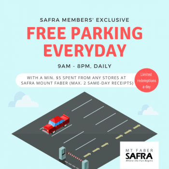 SAFRA-Mount-Faber-FREE-Parking-Promotion-350x350 6 Dec 2021-31 Mar 2022: SAFRA Mount Faber FREE Parking Promotion