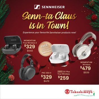 Sennheiser-Christmas-Promotion-at-Takashimaya-350x350 3-27 Dec 2021: Sennheiser Christmas Promotion at Takashimaya