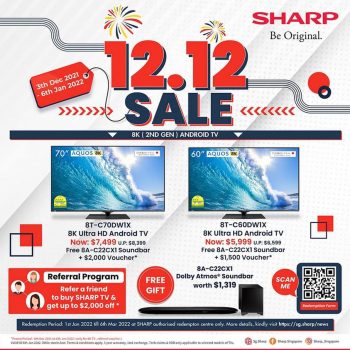 Sharp-12.12-Sale-350x350 Now till 6 Jan 2022: Sharp 12.12 Sale