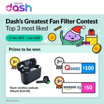 Singtel-Dash-Greatest-Fan-Filter-Contest-350x350 28 Dec 2021-4 Jan 2022: Singtel Dash Greatest Fan Filter Contest