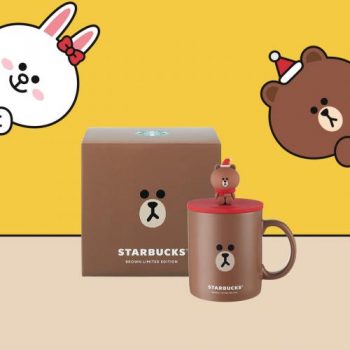 Starbucks-LINE-FRIENDS-Collection-Promotion-350x350 9 Dec 2021 Onward: Starbucks LINE FRIENDS Collection Promotion