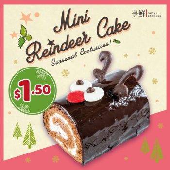 Sushi-Express-Mini-Reindeer-Cakes-Seasonal-Promotion-350x350 8 Dec 2021 Onward: Sushi Express Mini Reindeer Cakes Seasonal Promotion