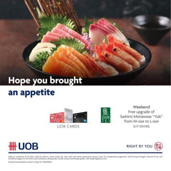 Sushi-Tei-UOB-Card-Promo-350x350 Now till 15 Mar 2022: Sushi Tei UOB Card Promo