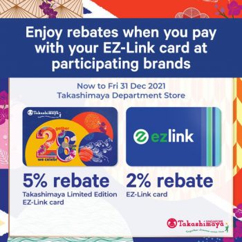 Takashimaya-Department-Store-350x350 9-31 Dec 2021: Takashimaya 28th Anniversary EZ-Link Card Promotion