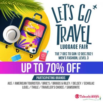 Takashimaya-Finest-Luggages-Fair-Promotion-350x350 7-12 Dec 2021: Takashimaya Finest Luggages Fair Promotion