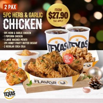 Texas-Chicken-Herb-Garlic-Christmas-Menu-Promotion-3-350x350 6 Dec 2021 Onward: Texas Chicken Herb & Garlic Christmas Menu Promotion