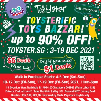 Toys-warehouse-sale-at-Boon-Lay-350x350 Now till 19 Dec 2021: Toyster Warehouse Sale