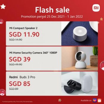 Xiaomi-Christmas-Flash-Sale-on-Lazada-Shopee-350x350 25 Dec 2021-1 Jan 2022: Xiaomi Christmas Flash Sale on Lazada & Shopee