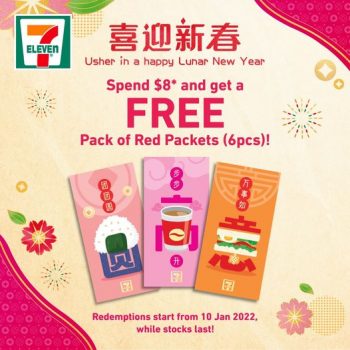 7-Eleven-Red-Packets-Lunar-New-Year-Promotion-350x350 10 Jan 2022 Onward: 7-Eleven Red Packets Lunar New Year Promotion