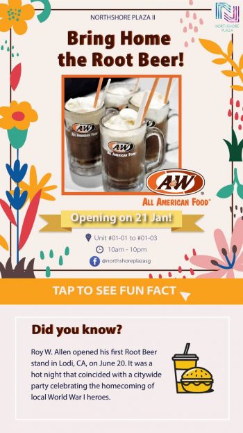 AW-Opening-Deal-at-Northshore-Plaza-350x622 21 Jan 2022: A&W Opening Deal at Northshore Plaza