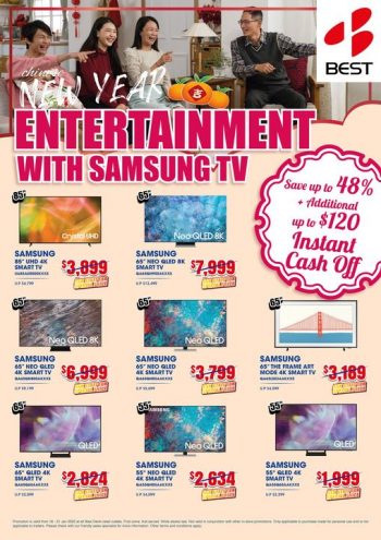 BEST-Denki-Chinese-New-Year-Entertainment-with-Samsung-TV-Promotion-350x495 19-21 Jan 2022: BEST Denki Chinese New Year Entertainment with Samsung TV Promotion