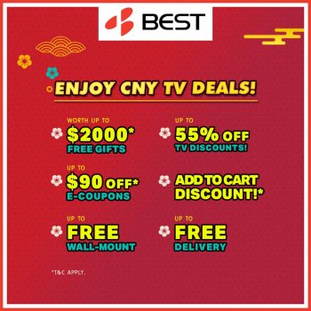 BEST-Denki-New-Year-TV-Sale-1-350x350 Now till 20 Jan 2022: BEST Denki New Year TV Sale