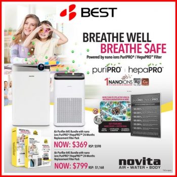 BEST-Denki-Novita-Air-Purifiers-Promotion-350x350 24-31 Jan 2022: BEST Denki Novita Air Purifiers Promotion