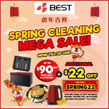 BEST-Denki-Online-Exclusive-Spring-Cleaning-Mega-Sale-350x350 11-20 Jan 2022: BEST Denki Online Exclusive Spring Cleaning Mega Sale