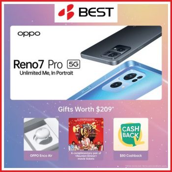 BEST-Denki-Oppo-Reno7-Pro-5G-Promotion-350x350 19 Jan 2022 Onward: BEST Denki Oppo Reno7 Pro 5G Promotion