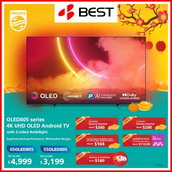 BEST-Denki-Philips-TV-Promo-2-350x350 Now till 31 Jan 2022: BEST Denki  Philips TV Promo