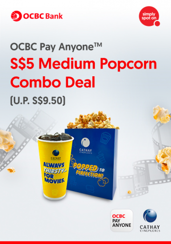 Cathay-Cineplexes-Medium-Popcorn-Combo-for-5-with-OCBC-Promotion-350x499 22 Nov 2021-31 Mar 2022: Cathay Cineplexes Medium Popcorn Combo for $5 with OCBC Promotion