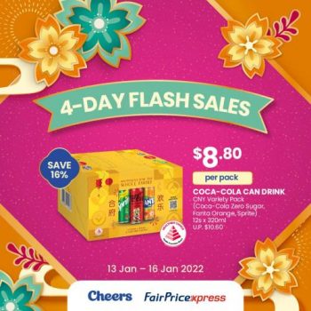 Cheers-FairPrice-Xpress-4-day-Flash-Sale-350x350 13-16 Jan 2022: Cheers & FairPrice Xpress 4-day Flash Sale
