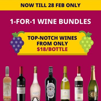 Chope-1-for-1-Wine-Bundle-Deal-350x350 Now till 28 Feb 2022: Chope 1 for 1 Wine Bundle Deal
