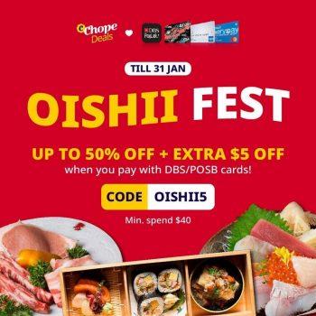 Chope-Oishii-Fest-Deal-350x350 Now till 31 Jan 2022: Chope Oishii Fest Deal