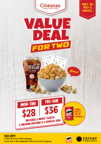 Cinesnax-Value-Deal-for-Two-Promotion-at-Cathay-Cineplexes-350x499 28 Jan 2022 Onward: Cinesnax  Value Deal for Two Promotion at Cathay Cineplexes