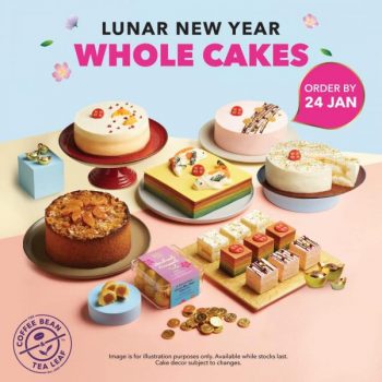 Coffee-Bean-Lunar-New-Year-Whole-Cakes-Pre-Order-Promotion-350x350 24 Jan 2022: Coffee Bean Lunar New Year Whole Cakes Pre-Order Promotion