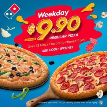 Dominos-Weekday-Promotion-350x350 5 Jan 2022 Onward: Domino's Weekday Promotion