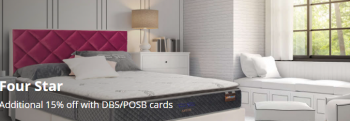 Four-Star-Mattresses-Bed-Frame-Promotion-with-POSB-350x121 6 Jan-31 Dec 2022: Four Star Mattresses & Bed Frame Promotion with POSB