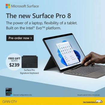 Gain-City-Microsoft-Surface-New-Surface-Pro-8-Pre-Order-Promotion-350x350 20 Jan 2022 Onward: Gain City Microsoft Surface New Surface Pro 8 Pre Order Promotion