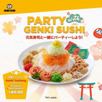 Genki-Sushi-Chinese-New-Year-Party-Set-Promotion--350x350 5 Jan 2022 Onward: Genki Sushi Chinese New Year Party Set Promotion