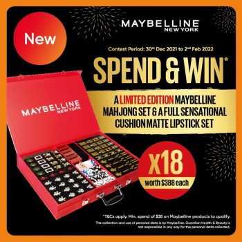 Guardian-Maybelline-Contest-350x350 Now till 2 Feb 2022: Guardian Maybelline Contest