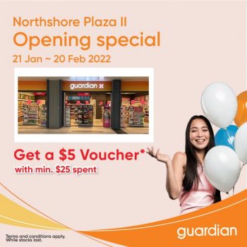 Guardian-NEW-STORE-OPENING-Promotion-350x350 21 Jan-20 Feb 2022: Guardian NEW STORE OPENING Promotion