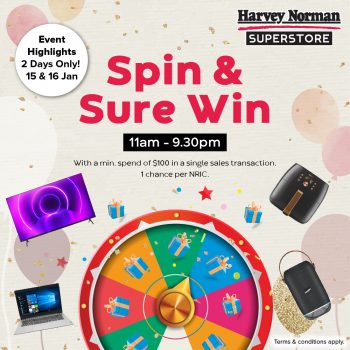 Harvey-Norman-4th-Anniversary-Sale-at-Northpoint-City-Superstore2-350x350 15-16 Jan 2022: Harvey Norman 4th Anniversary Sale at Northpoint City Superstore