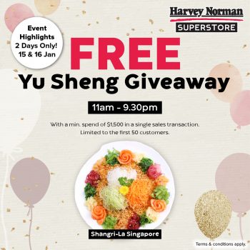 Harvey-Norman-4th-Anniversary-Sale-at-Northpoint-City-Superstore3-350x350 15-16 Jan 2022: Harvey Norman 4th Anniversary Sale at Northpoint City Superstore