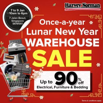 Harvey-Norman-Lunar-New-Year-Warehouse-Sale-at-Jalan-Besut-350x350 7-9 Jan 2022: Harvey Norman Lunar New Year Warehouse Sale at Jalan Besut