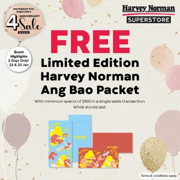 Harvey-Norman-Northpoint-City-Superstore-4th-Anniversary-Promotion2-350x350 22-23 Jan 2022: Harvey Norman Northpoint City Superstore 4th Anniversary Promotion