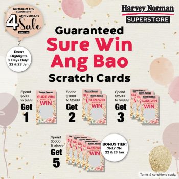 Harvey-Norman-Northpoint-City-Superstore-4th-Anniversary-Promotion4-350x350 22-23 Jan 2022: Harvey Norman Northpoint City Superstore 4th Anniversary Promotion