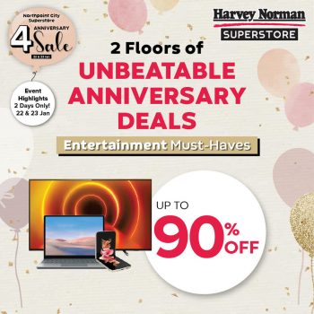 Harvey-Norman-Northpoint-City-Superstore-4th-Anniversary-Promotion5-350x350 22-23 Jan 2022: Harvey Norman Northpoint City Superstore 4th Anniversary Promotion