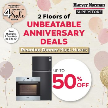 Harvey-Norman-Northpoint-City-Superstore-4th-Anniversary-Promotion8-350x350 22-23 Jan 2022: Harvey Norman Northpoint City Superstore 4th Anniversary Promotion