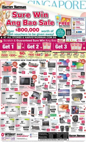 Harvey-Norman-Northpoint-City-Superstores-4th-Anniversary-Sale2-350x579 14-19 Jan 2022: Harvey Norman Northpoint City Superstore’s 4th Anniversary Sale