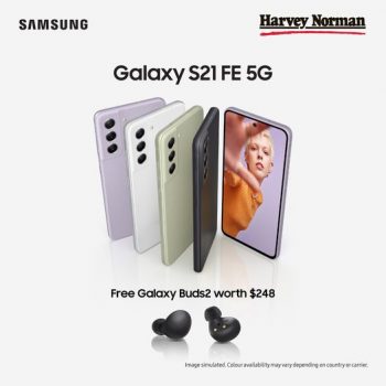 Harvey-Norman-Samsung-Galaxy-S21FE-5G-350x350 11-31 Jan 2022: Harvey Norman Samsung Galaxy S21FE 5G Promotion