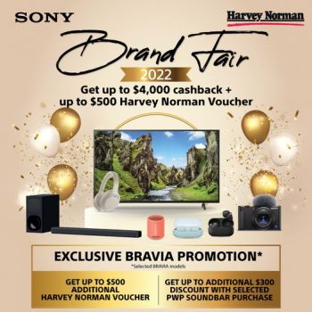 Harvey-Norman-Sony-Brand-Fair-ExclusivePromotion-350x350 3 Jan 2022 Onward: Harvey Norman Sony Brand Fair Exclusive Promotion