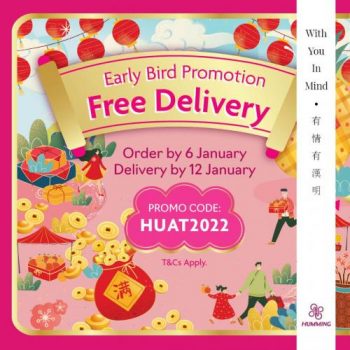 Humming-Flowers-Gifts-Early-Bird-Promotion-FREE-Delivery-350x350 5-6 Jan 2022: Humming Flowers & Gifts Early Bird Promotion FREE Delivery