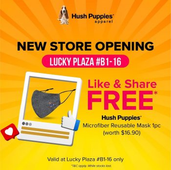 Hush-Puppies-Opening-Deal-at-Lucky-Plaza-350x349 Now till 15 Feb 2022: Hush Puppies Opening Deal at Lucky Plaza