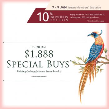 Isetan-Bedding-Gallery-Special-Buys-350x350 7-20 Jan 2022: Isetan Bedding Gallery Special Buys Promotion