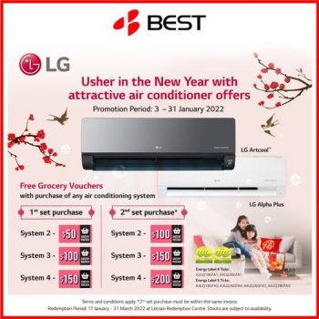 LG-Artcool-or-Alpha-Plus-Air-Conditioners-New-Year-Promotion-at-Best-Denki-350x350 25-31 Jan 2022: LG Artcool or Alpha Plus Air Conditioners New Year Promotion at Best Denki