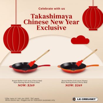 Le-Creuset-Chinese-New-Year-Deal-350x350 11-14 Jan 2022: Le Creuset Chinese New Year Deal