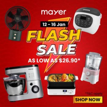 Mayer-Online-Flash-Sale-350x350 12-16 Jan 2022: Mayer Online Flash Sale