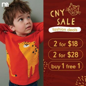 Mothercare-Chinese-New-Year-Fashion-Sale-350x350 5 Jan 2022 Onward: Mothercare Chinese New Year Fashion Sale